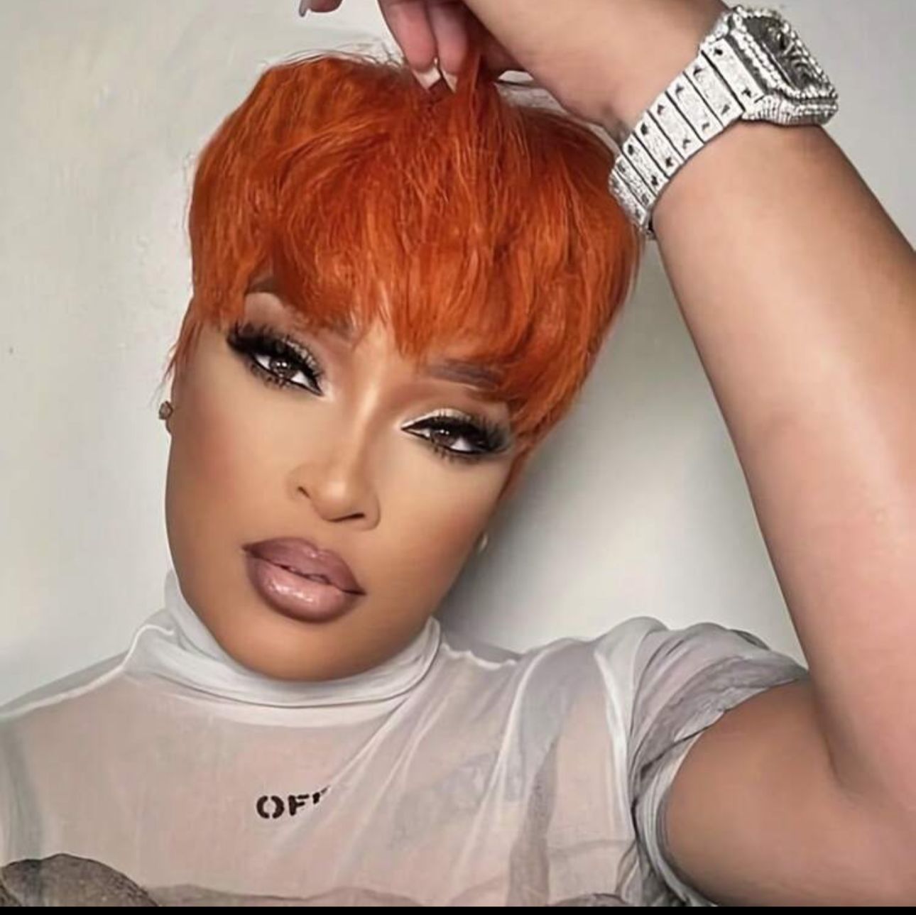 Wig Pixie Cut 100% Human Hair